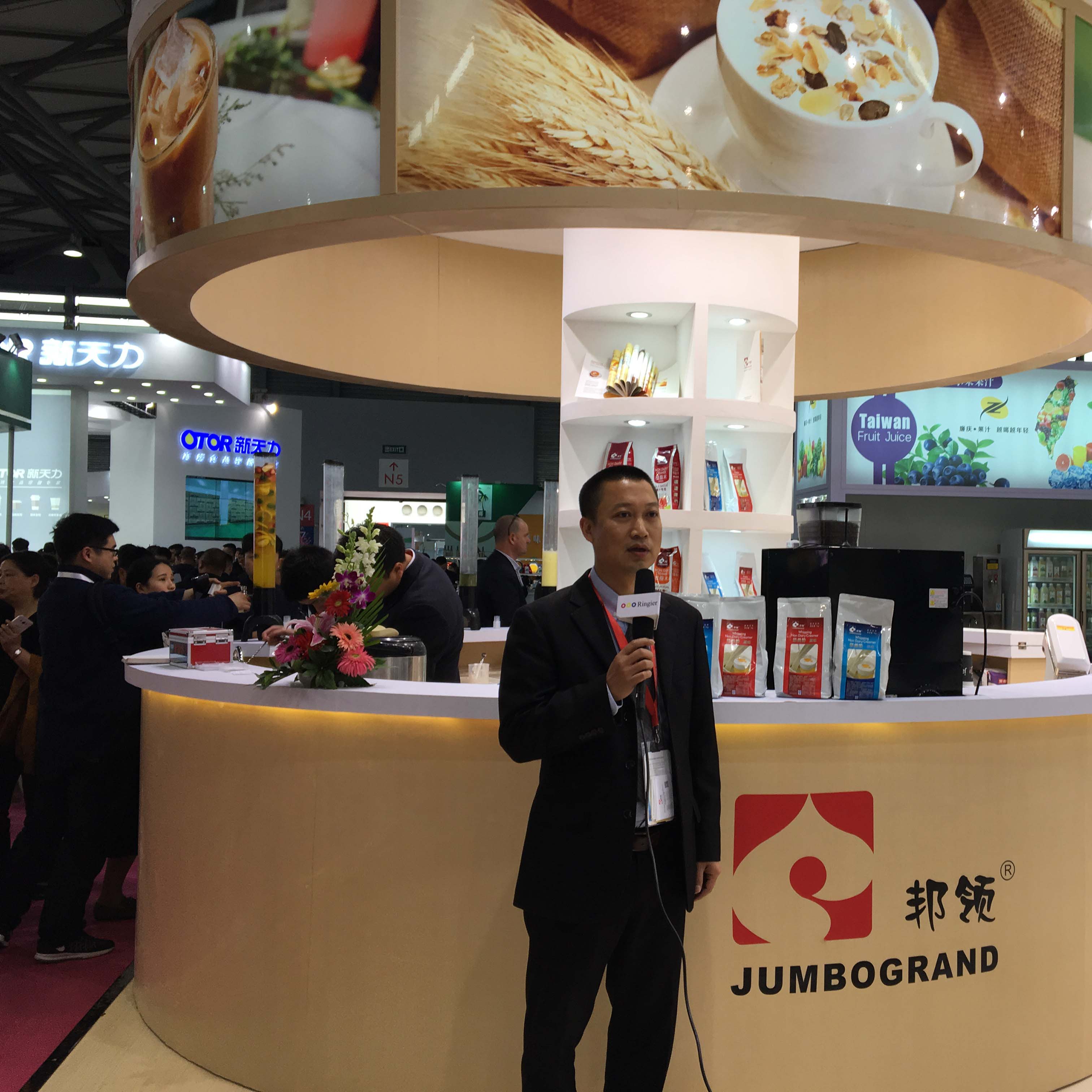 Jumbo Grand Food in 2017 Hotelx fine food exhibition in Shanghai