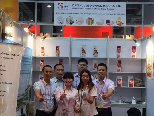 A Punch Pack non dairy creamer is popular in 119th  Canton fair